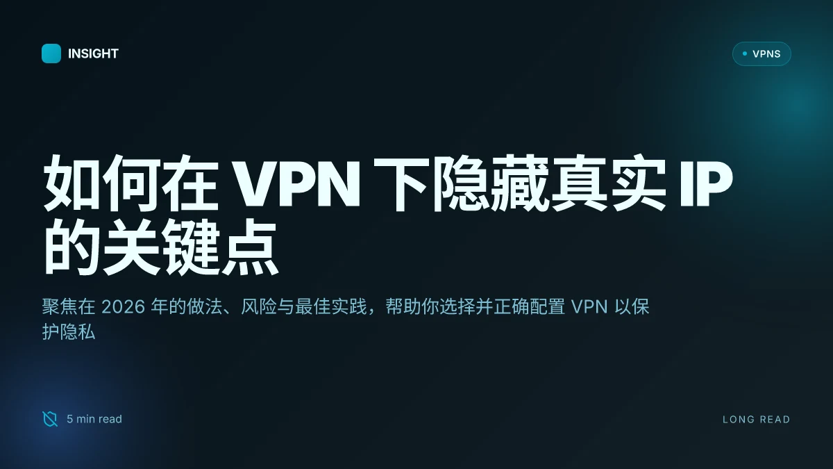 How to hide your real IP with a VPN: 2026 update